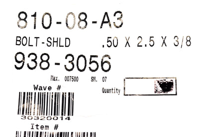 MTD 938-3056 Shoulder Bolt NOS