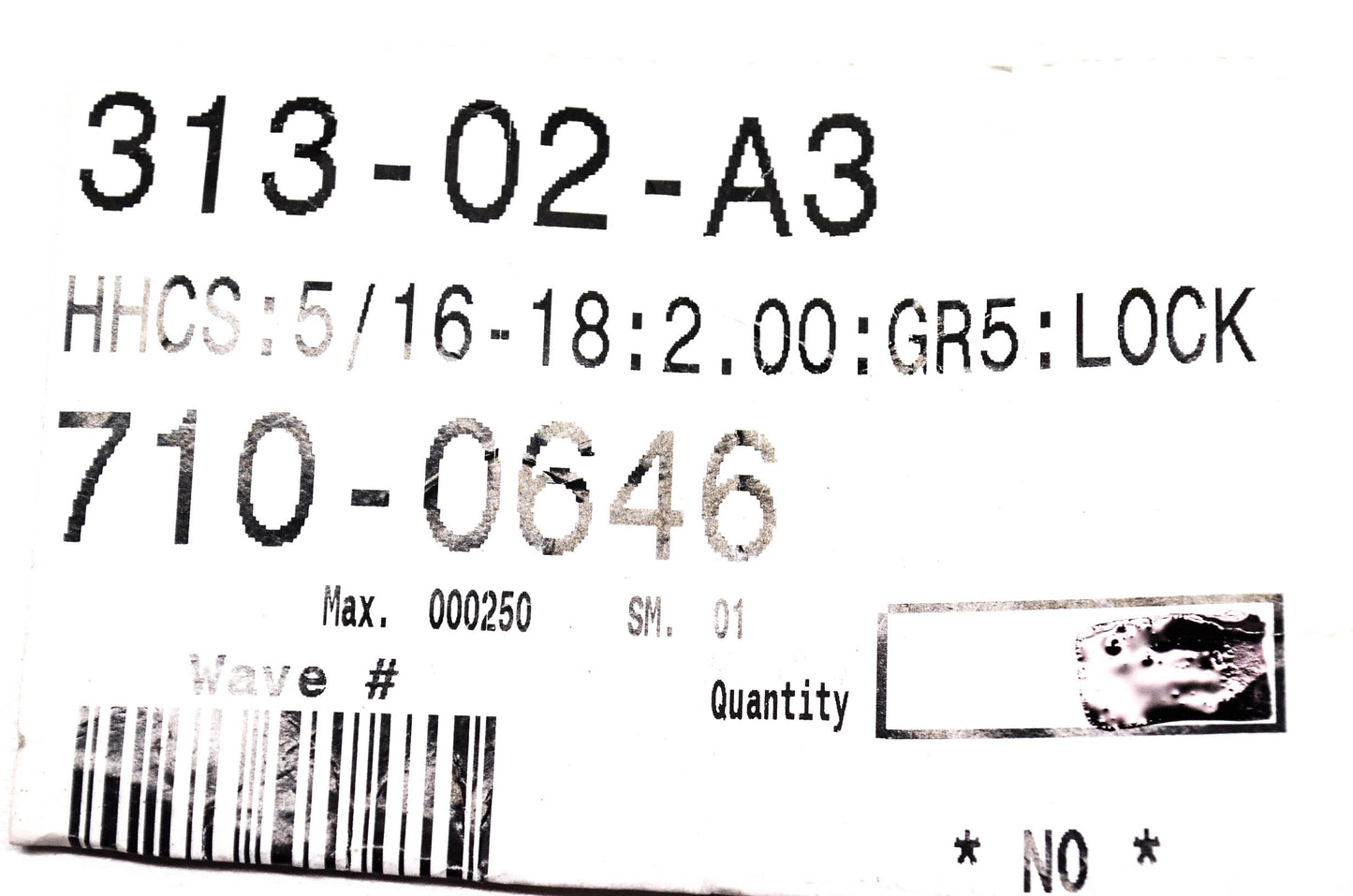 MTD 710-0646 Hex Head Screw NOS