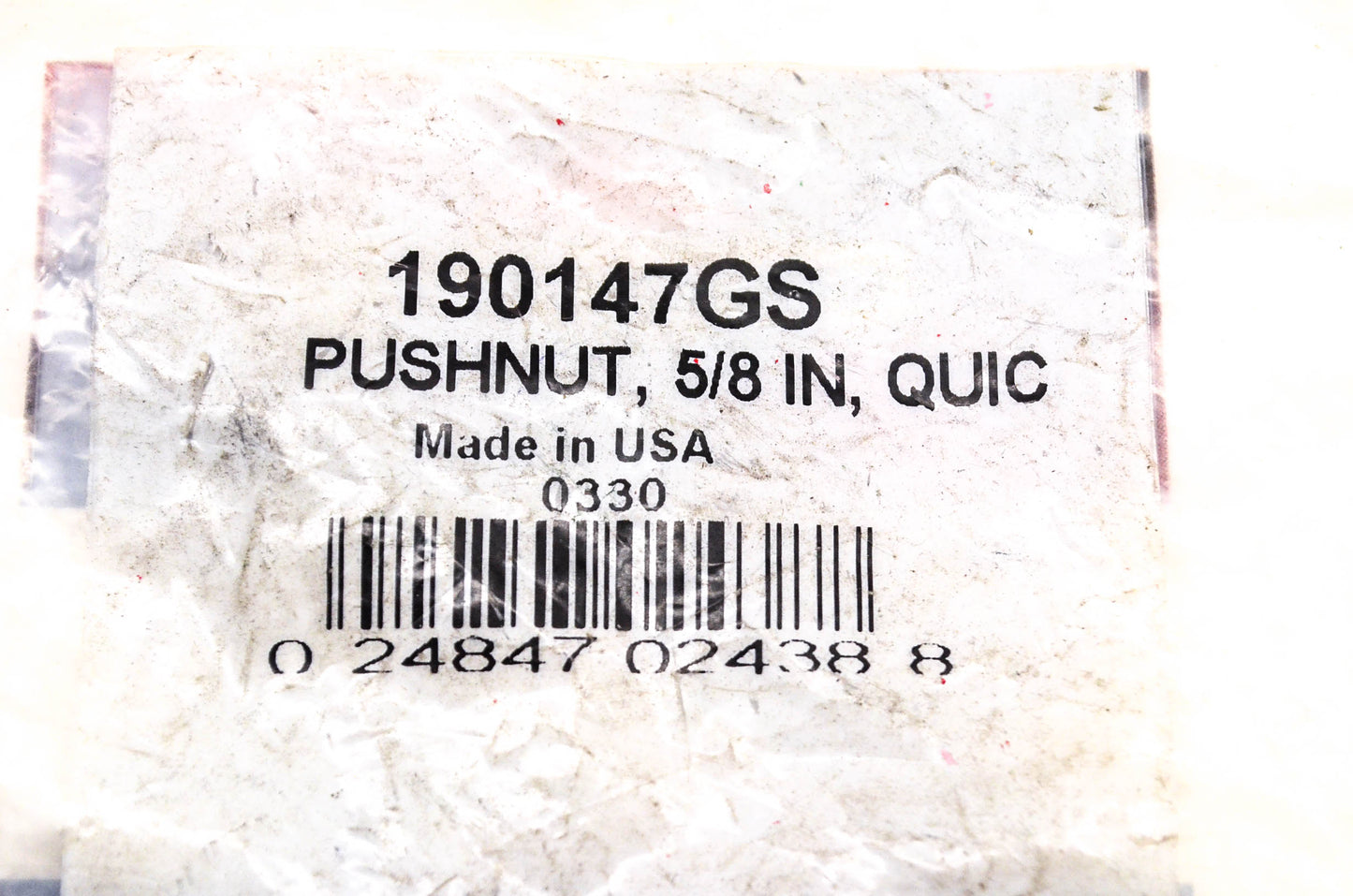New OEM Briggs & Stratton 190147GS Push Nut 5/8 Inch NOS