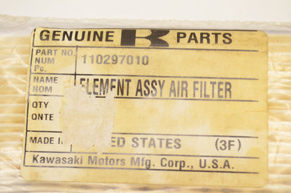 New OEM Kawasaki 110297010 Air Filter NOS