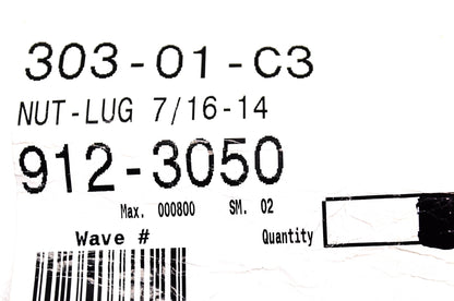 MTD 912-3050, 712-3050 Lug Nut NOS