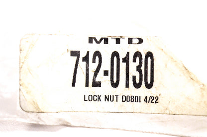 MTD 712-0130 Hex Nut NOS