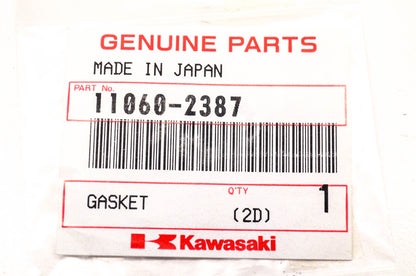 New OEM Kawasaki 11060-2387, 695000546 Gasket NOS