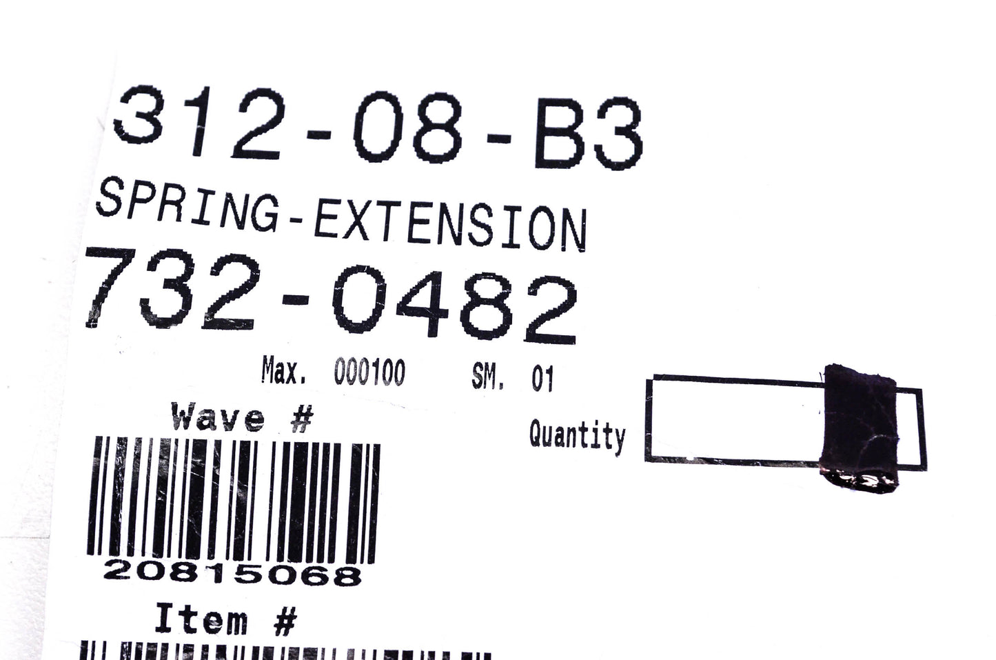 MTD 732-0482 Extension Spring NOS