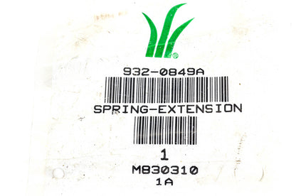 MTD 932-0849A Extension Spring NOS