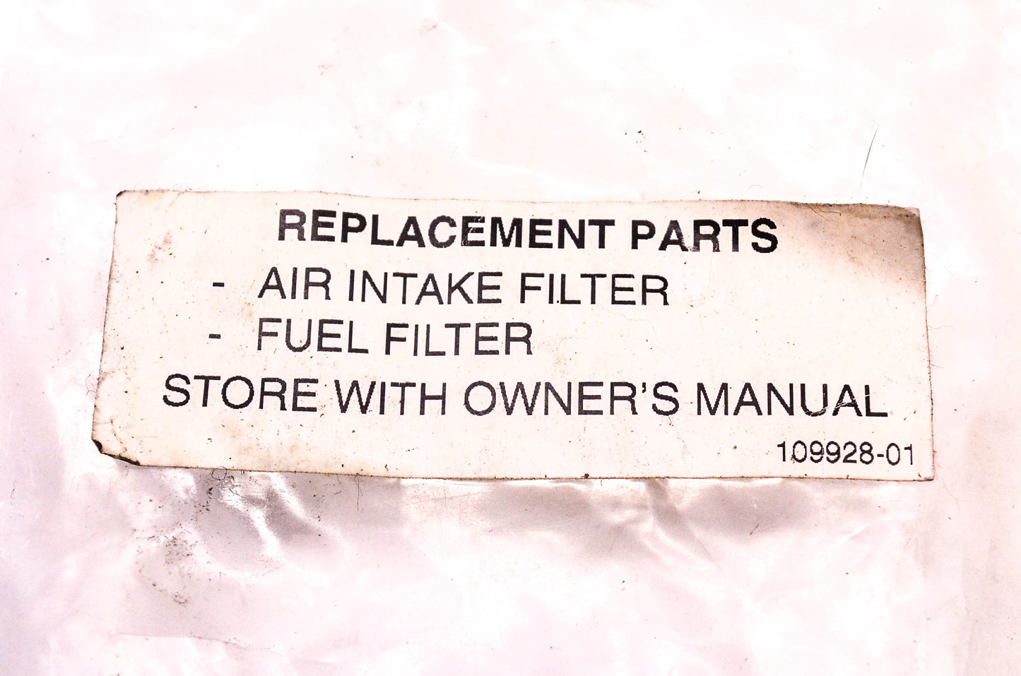 Aftermarket 109928-01, 10992801 Replacement Filter Kit NOS
