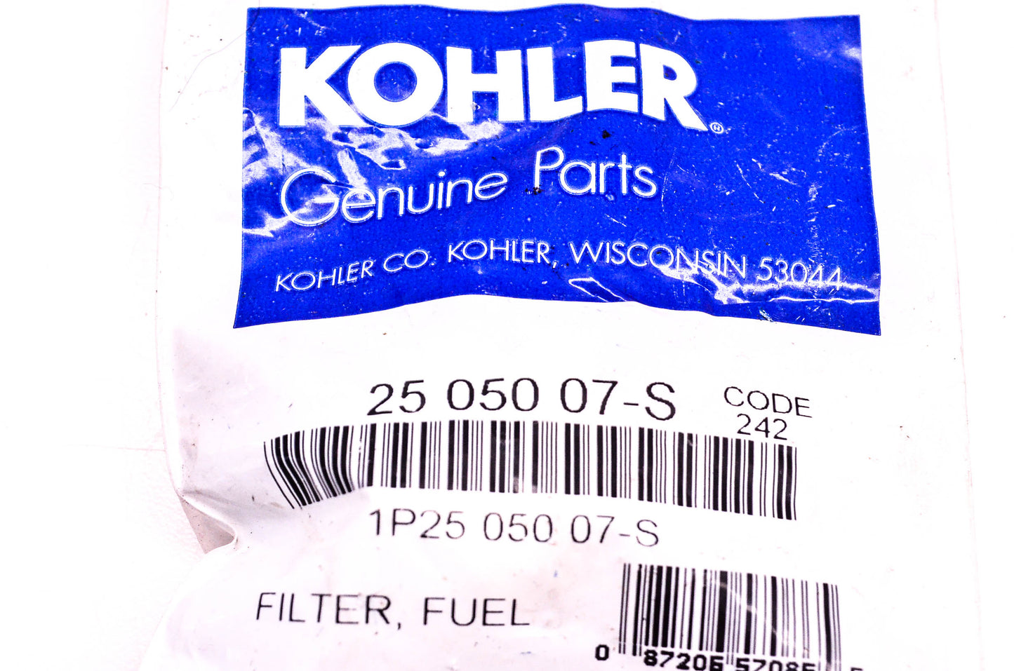 Kohler 2505007S, 25 050 07-S Fuel Filter NOS