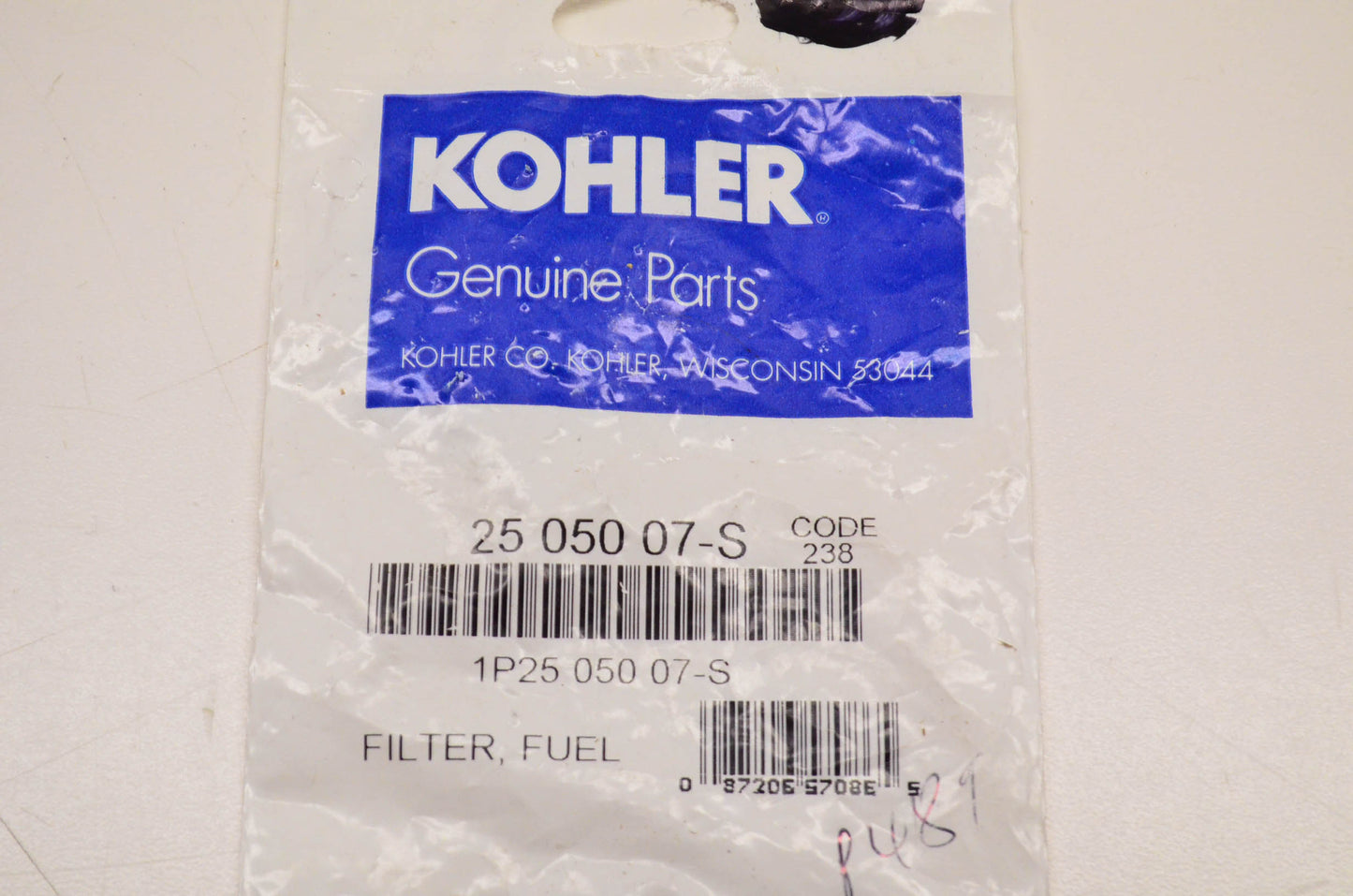 Kohler 25 050 07-S Fuel Filter NOS