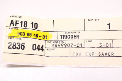 New OEM Husqvarna 503854501, 503 85 45-01 Trigger NOS