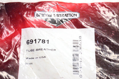 New OEM Briggs & Stratton 691781 Breather Tube NOS