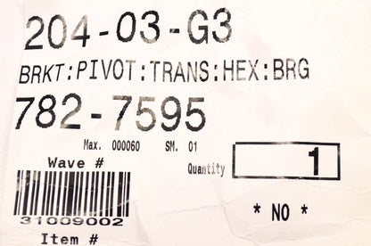 MTD 782-7595 Transmission Pivot Bracket NOS