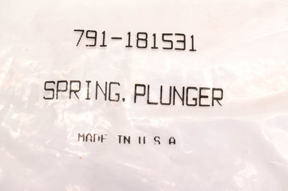 MTD 791-181531 Plunger Spring NOS