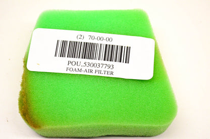 Poulan 530037793 Air Filter Qty 2 NOS