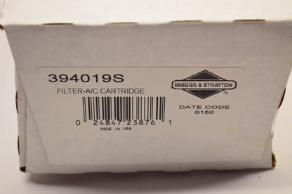 New OEM Briggs & Stratton 394019S Air Filter NOS