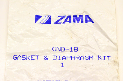 ZAMA GND-18 Gasket and Diaphragm Kit NOS