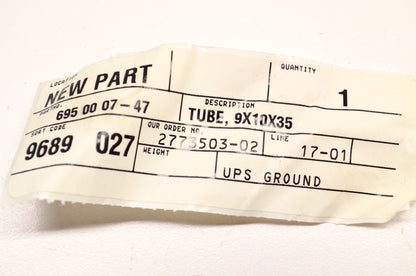 New OEM Husqvarna 695000747, 695 00 07-47 Tube 9x10x35 NOS