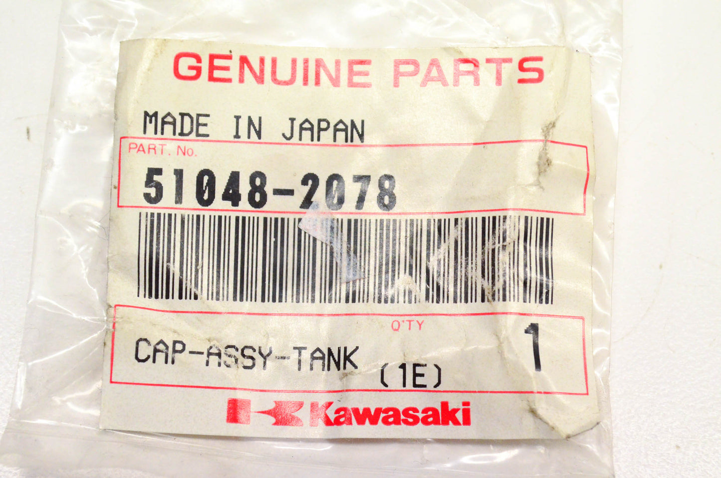 New OEM Kawasaki 51048-2078 Fuel Tank Cap NOS