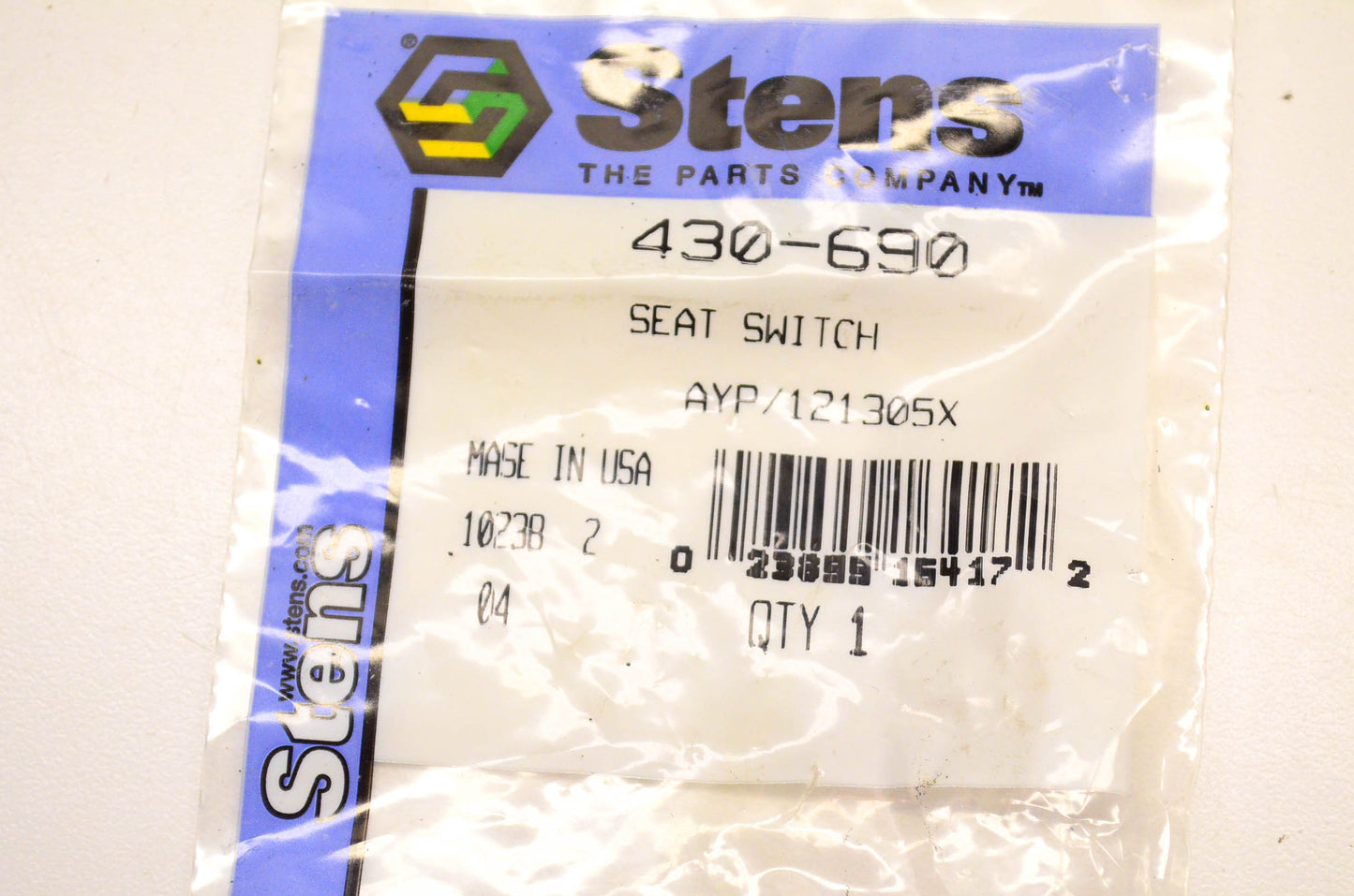 Stens 430-690, 121305X, 094159 Seat Switch NOS