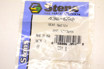 Stens 430-690, 121305X, 094159 Seat Switch NOS