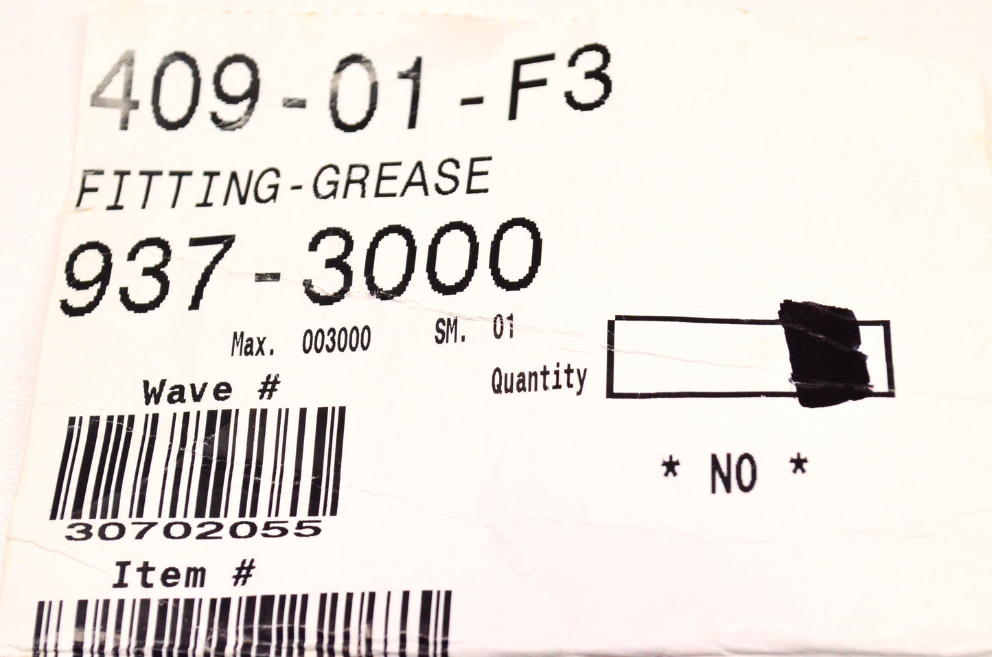 MTD 937-3000 Grease Fitting NOS