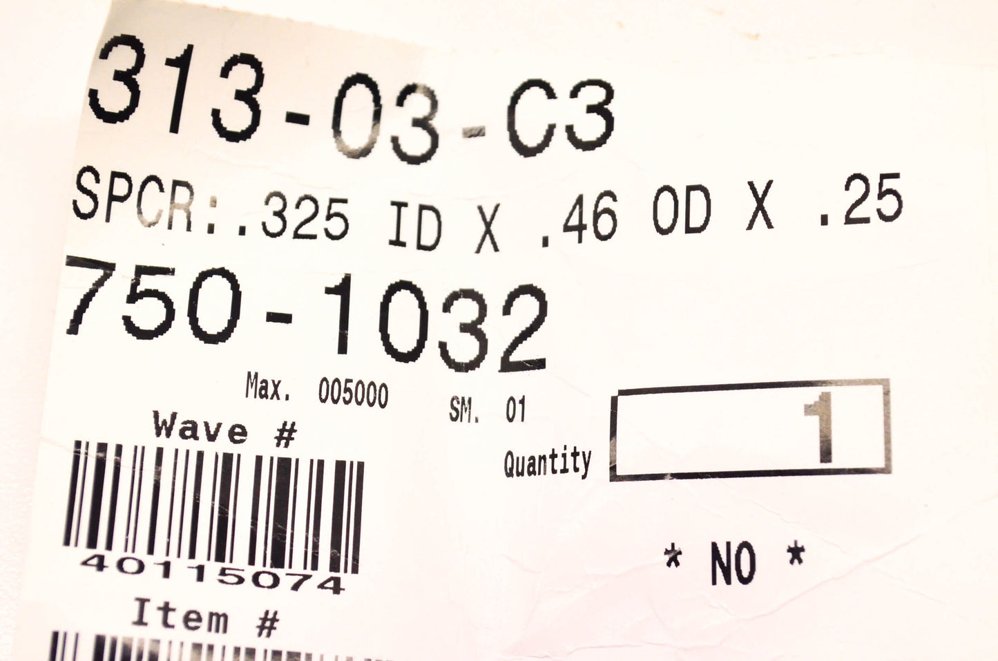 MTD 750-1032 Spacer NOS
