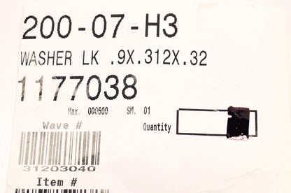 MTD 1177038 Lock Washer NOS