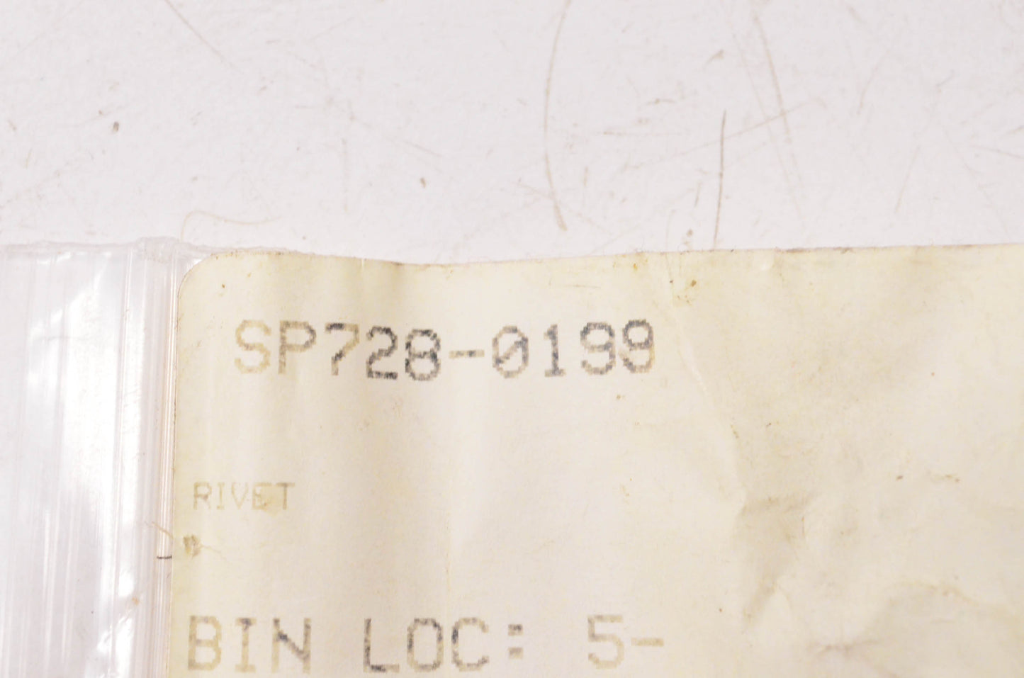 MTD 728-0199 Plastic Rivet NOS