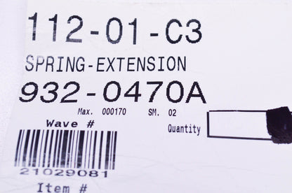 MTD 932-0470A Extension Spring NOS