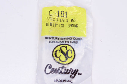 Century Spring Corp C-181 Utility Extension Spring NOS