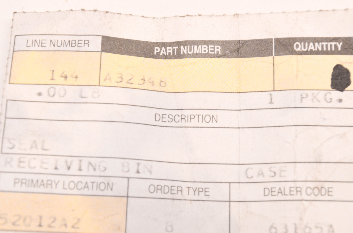 Case A32348 Gasket NOS