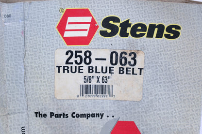 Stens 258-063 True Blue 5/8" x 63" Belt NOS