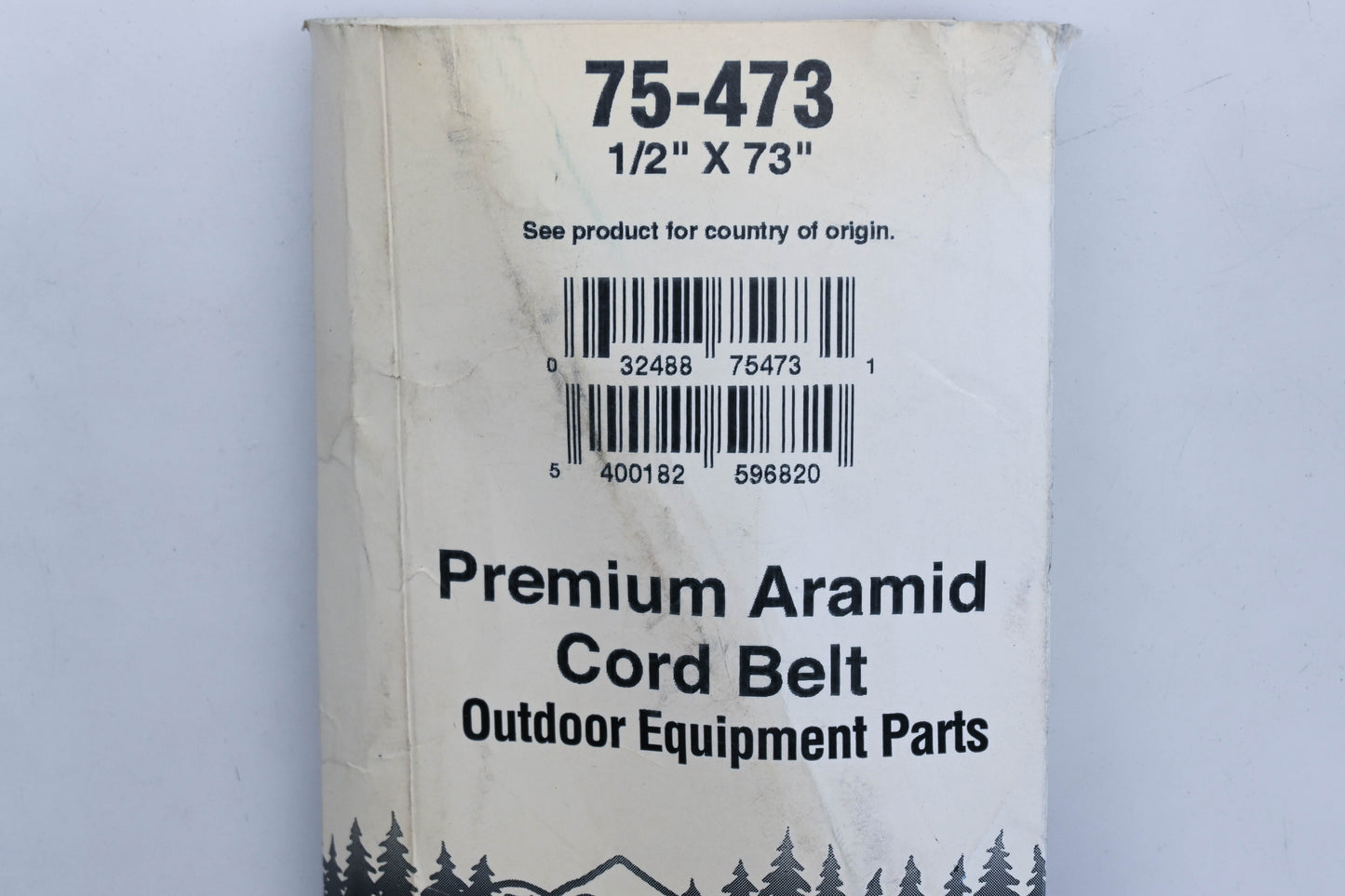 Oregon 75-473 1/2" x 73" Premium Aramid Cord Belt NOS