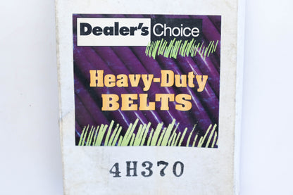 Dealers Choice 4H370 Power Plus Heavy Duty Belt NOS
