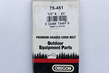 Oregon 75-451 1/2" x 51" Belt NOS