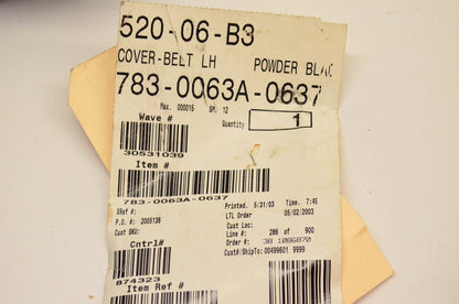 MTD 783-0063A-0637 Belt Cover Left Hand NOS