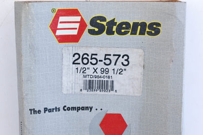 Stens 265-573, 954-0181 MTD 1/2" x 99-1/2" Belt NOS