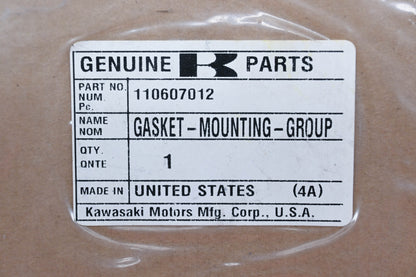 New OEM Kawasaki 11060-7012, 110607012 Crankcase Gasket NOS