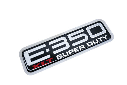 New OEM Ford XC2Z-1542528-HA E-350 XLT Super Duty Nameplate NOS