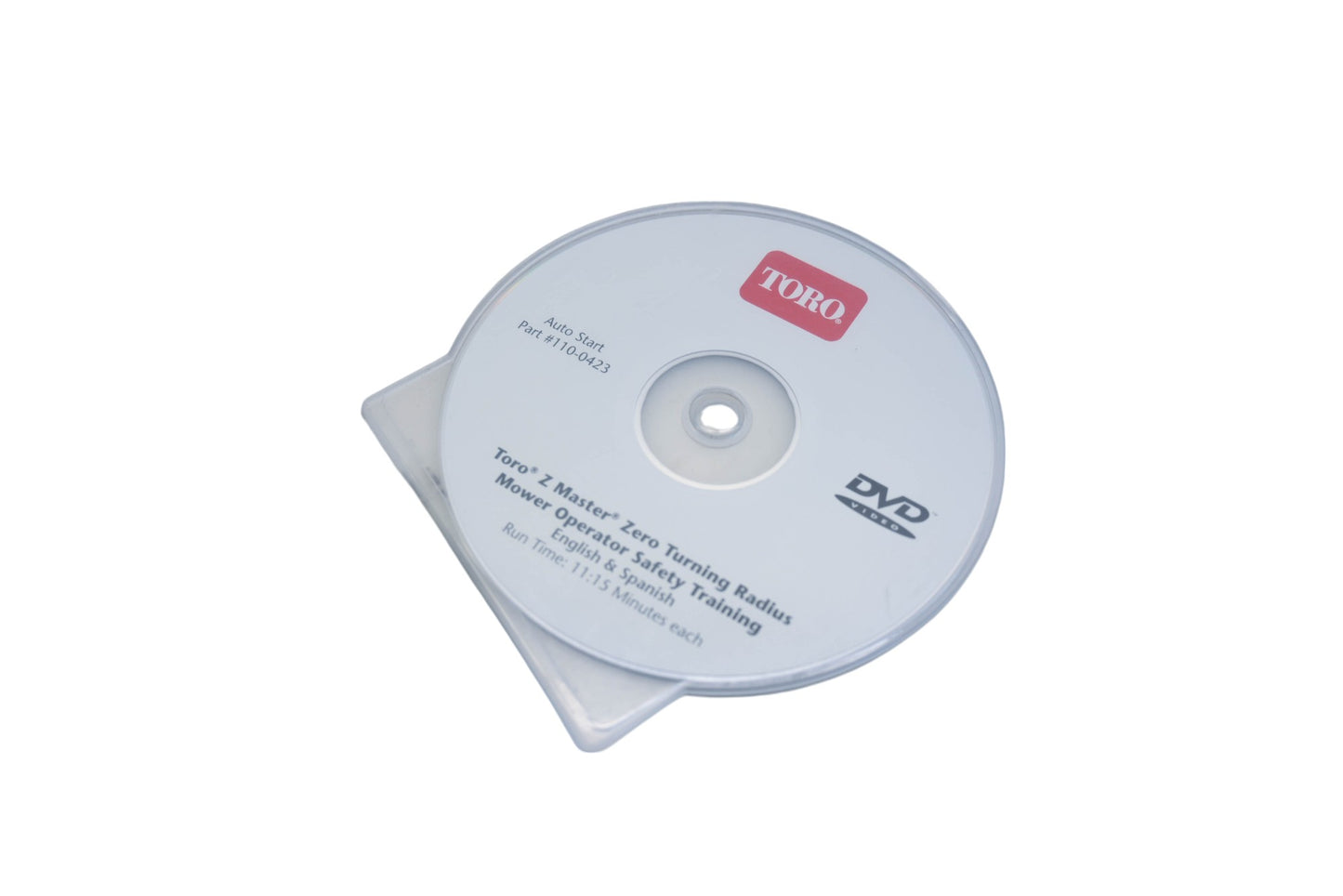 Toro 110-0423 Z Master Zero Turn Mower Operator Safety Training Disc NOS