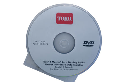 Toro 110-0423 Z Master Zero Turn Mower Operator Safety Training Disc NOS