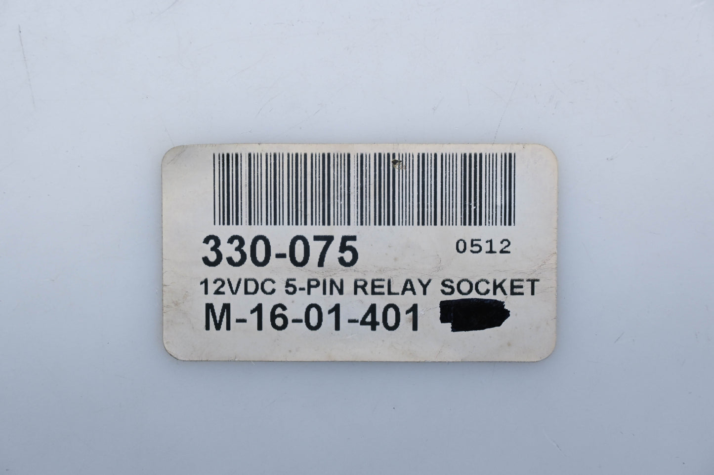 Aftermarket 330-075 5 Pin Relay Socket NOS