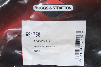 New OEM Briggs & Stratton 691758 Push Rods Qty 3 NOS