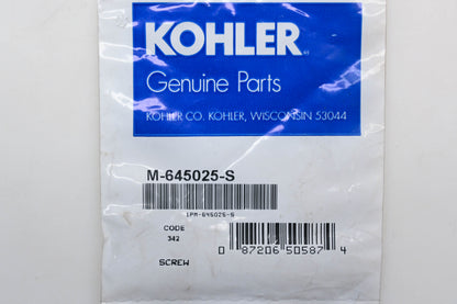 Kohler M-645025-S Screw NOS