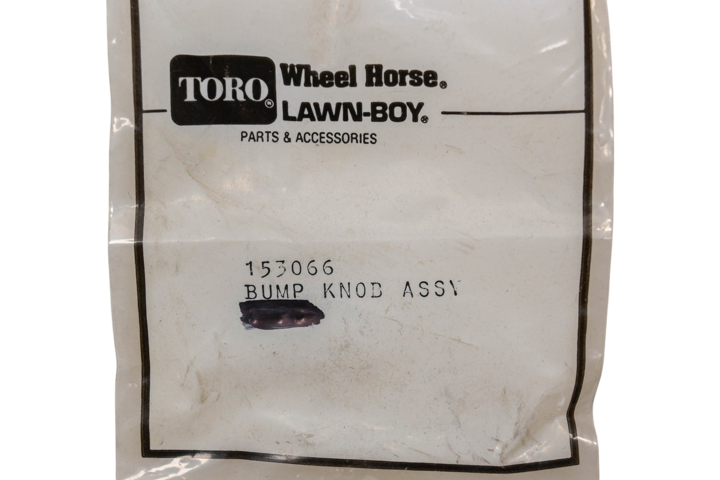 Toro 153066 Bump Knob NOS