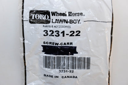 Toro 3231-22 Grade 5 Carriage Screw NOS