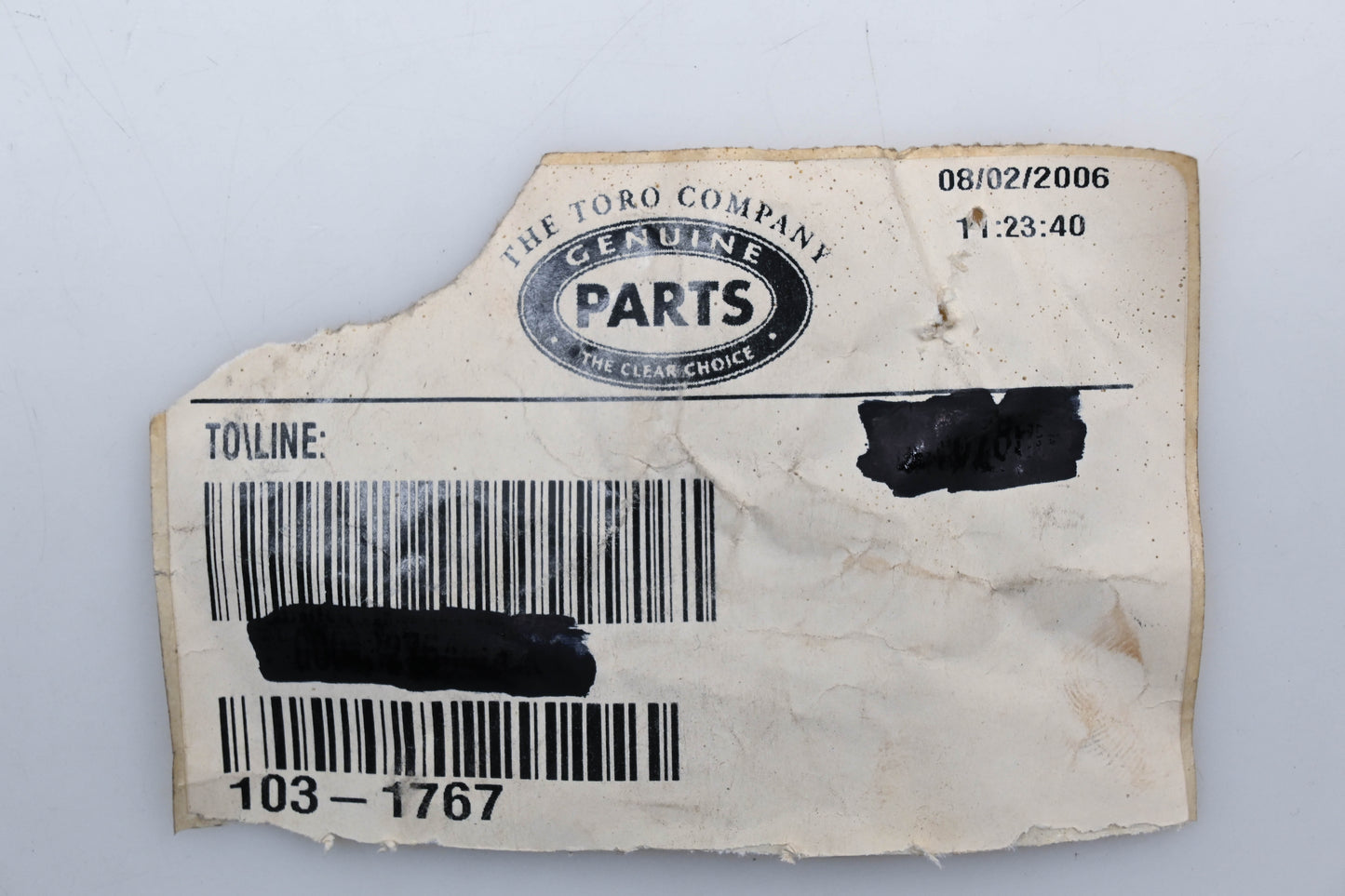 Toro 103-1767 Extension Spring NOS