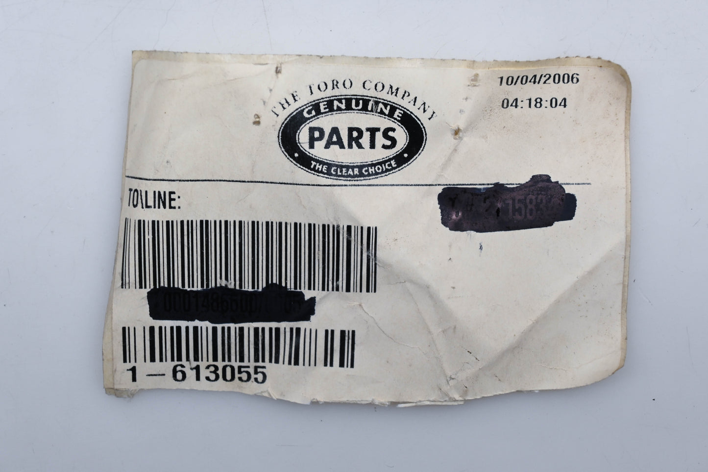 Toro 1-613055 Clevis Pin NOS