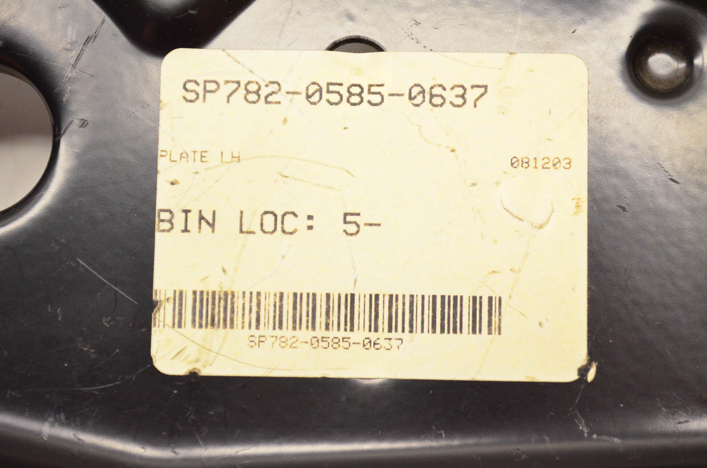MTD 782-0585-0637 Adjuster Plate NOS