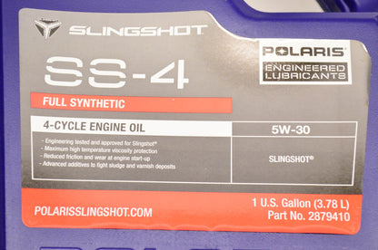 New OEM Polaris 2879410, SS-4 Slingshot 5W-30 4-Cycle Engine Oil 1 Gallon NOS