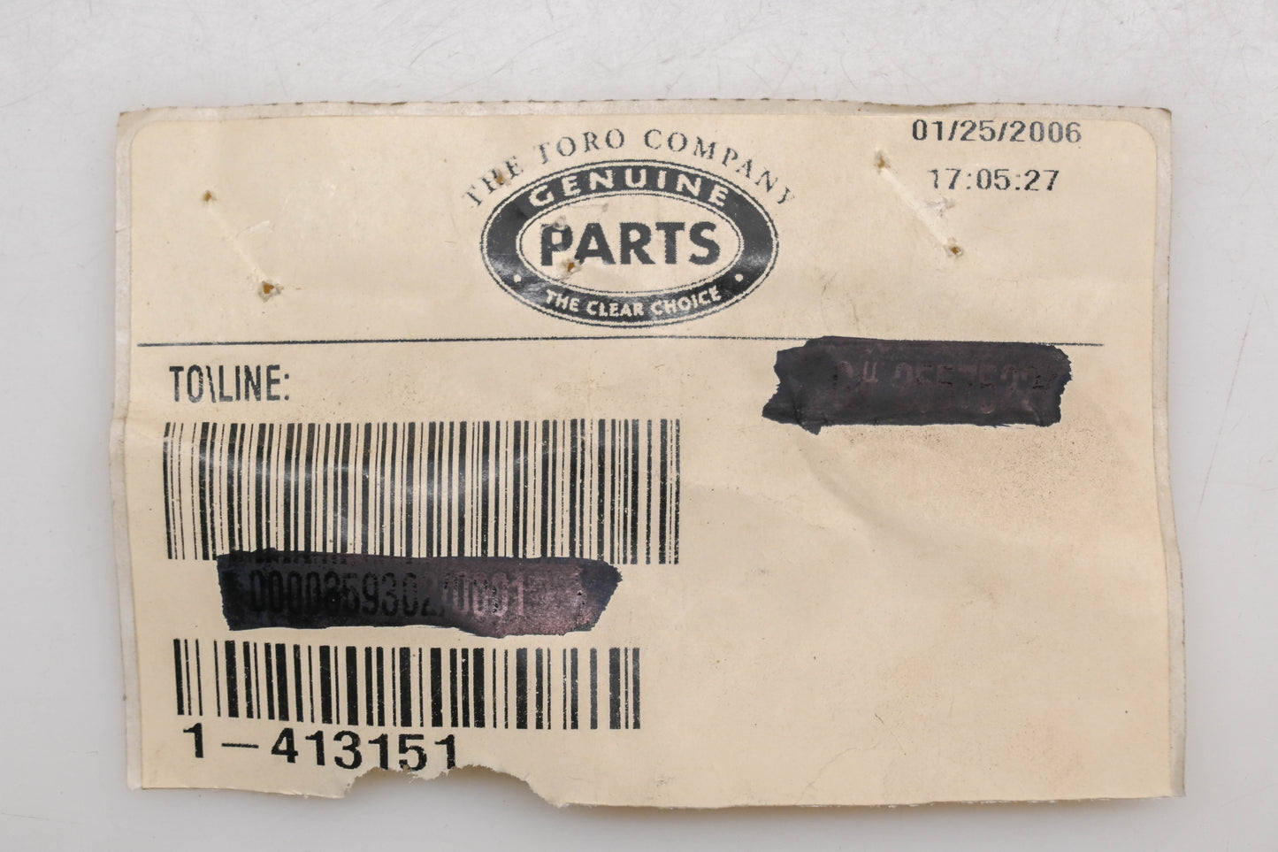 Toro 1-413151 Tracking Knob NOS